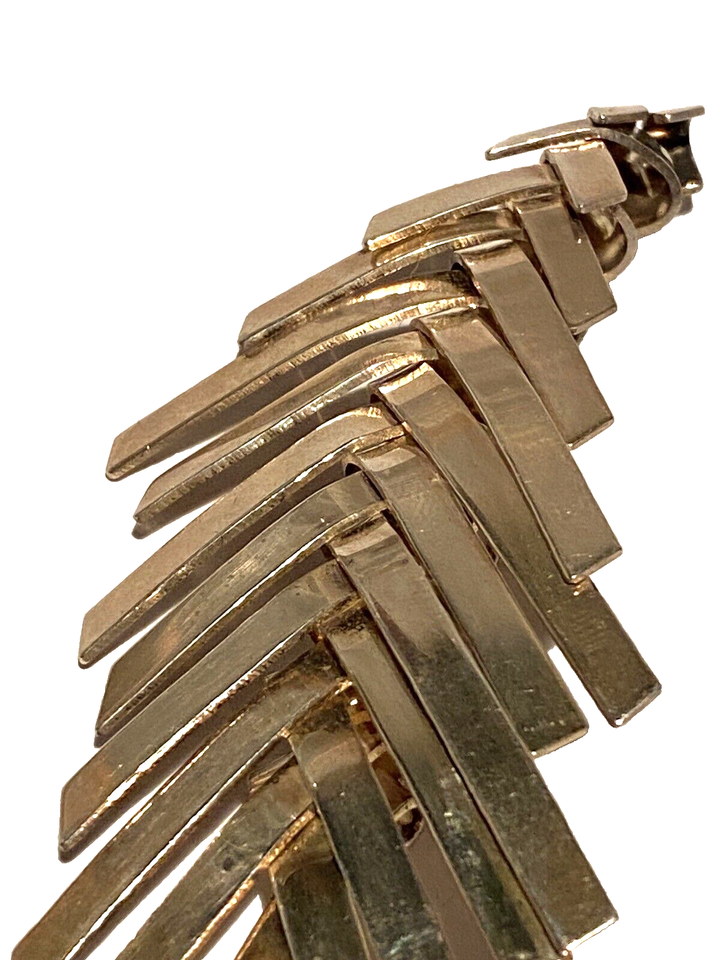 R D STERLING SILVER LARGE STUDIO ARTISAN MODERNIST SCULPTURE VINTAGE