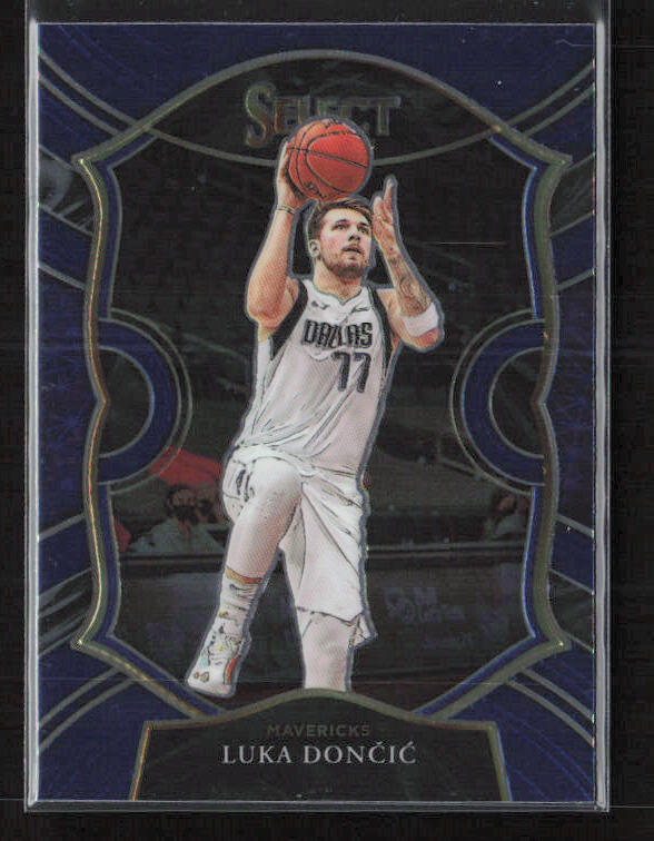 2020-21 Panini Select #15 Luka Doncic Blue Dallas Mavericks