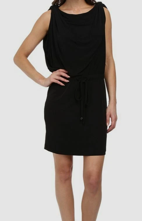 jessica simpson black halter dress Jessica Simpson Women's Black Matte Halter Cocktail Dress Size 2