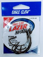 Eagle Claw Lazer sharp fishing hook SZ 4/0