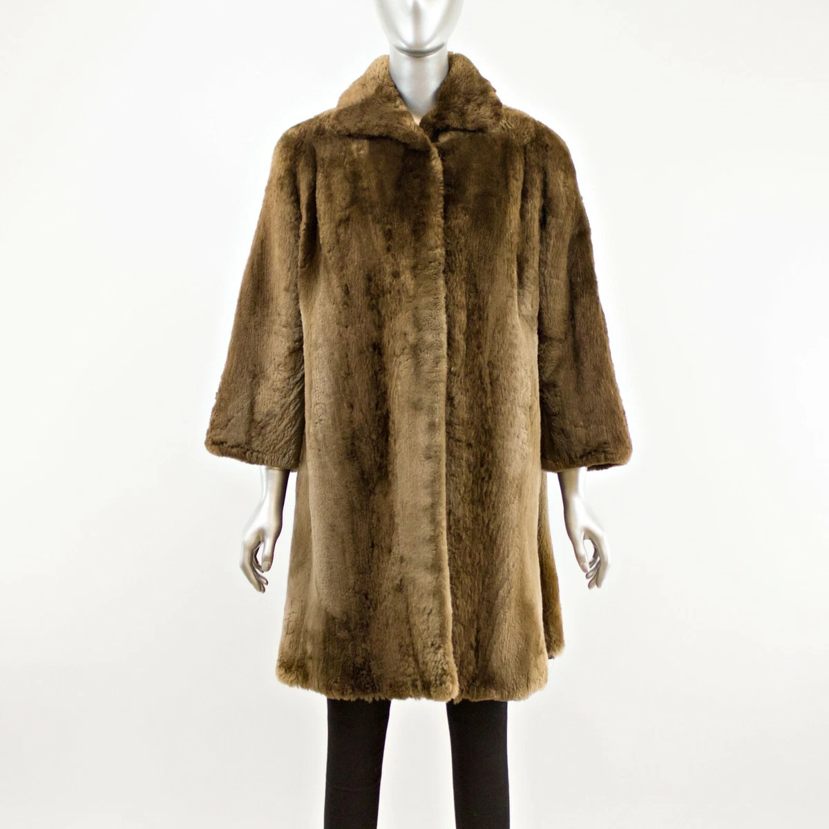 Sheared Beaver 3/4 Coat- Size L (Vintage Furs) | eBay