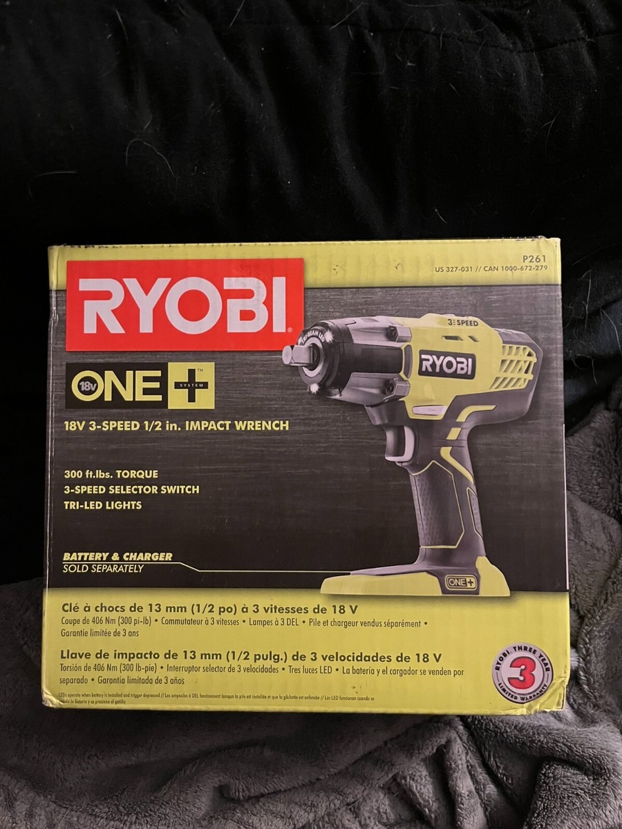 Ryobi P261 18V 1/2inch Impact Wrench BRAND NEW