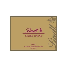 LINDT LINDOR THINS DARK 125G made in  Switzerland