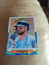 2019 Donruss Optic Carolina Blue and White #15 Joey Gallo Diamond Kings Rangers 