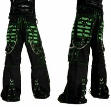 Gothic Jeans Punk Rock Pant Trouser Electro Bondage Rave Gothic Cyber Chain