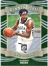 2023-24 Donruss Optic #9 Jrue Holiday Winner Stays Holo