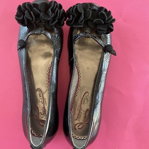 Poetic Luence Ballet Flats Suede Flower Toe London 6