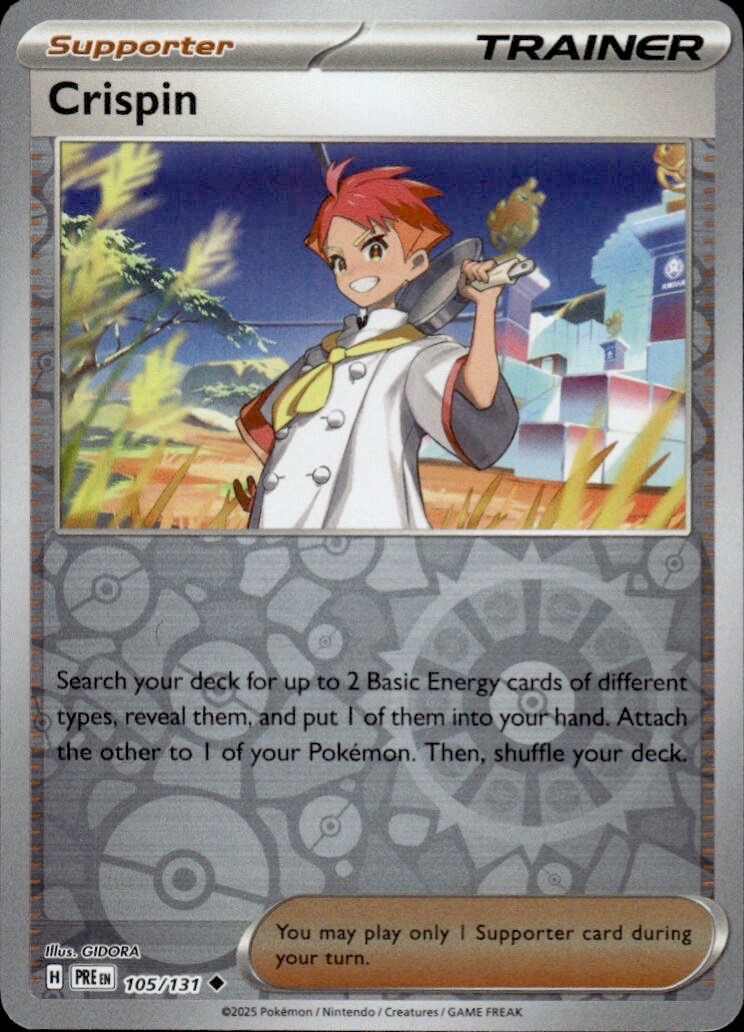 Crispin 105/131 Sv: Prismatic Evolutions Reverse Holo NM