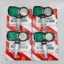 4X Genuine TPMS TIRE PRESSURE SENSOR OEM PMV-C010 For Prius Lexus 42607-06020