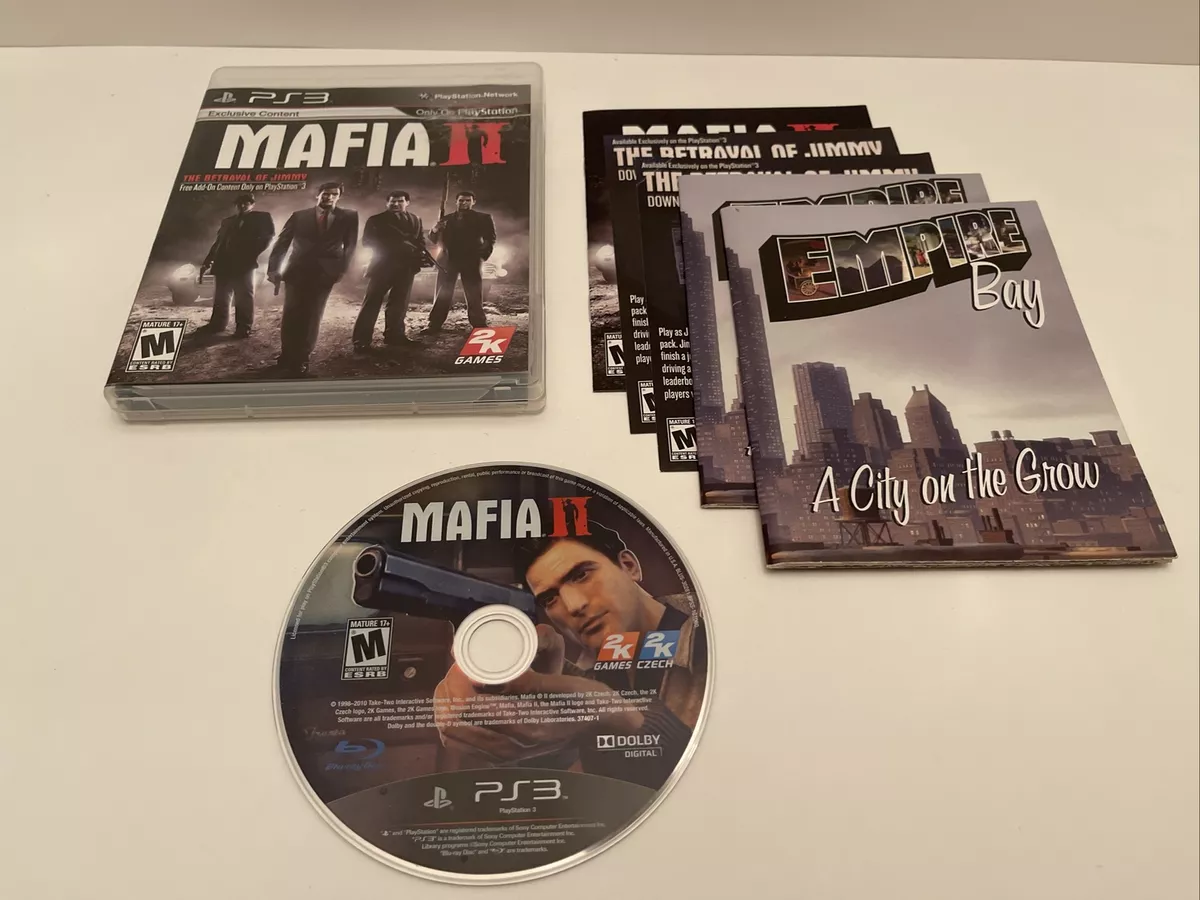 Mafia II 2 Sony PlayStation 3 PS3 Game Complete CIB & Tested w/ Map  710425374074 