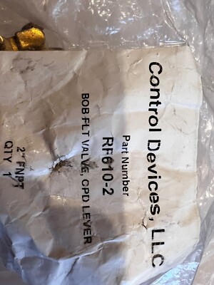 Control Devices Robert Manufacturing RF610-2 Valve CPD Lever 2'' NPT X Free Flow