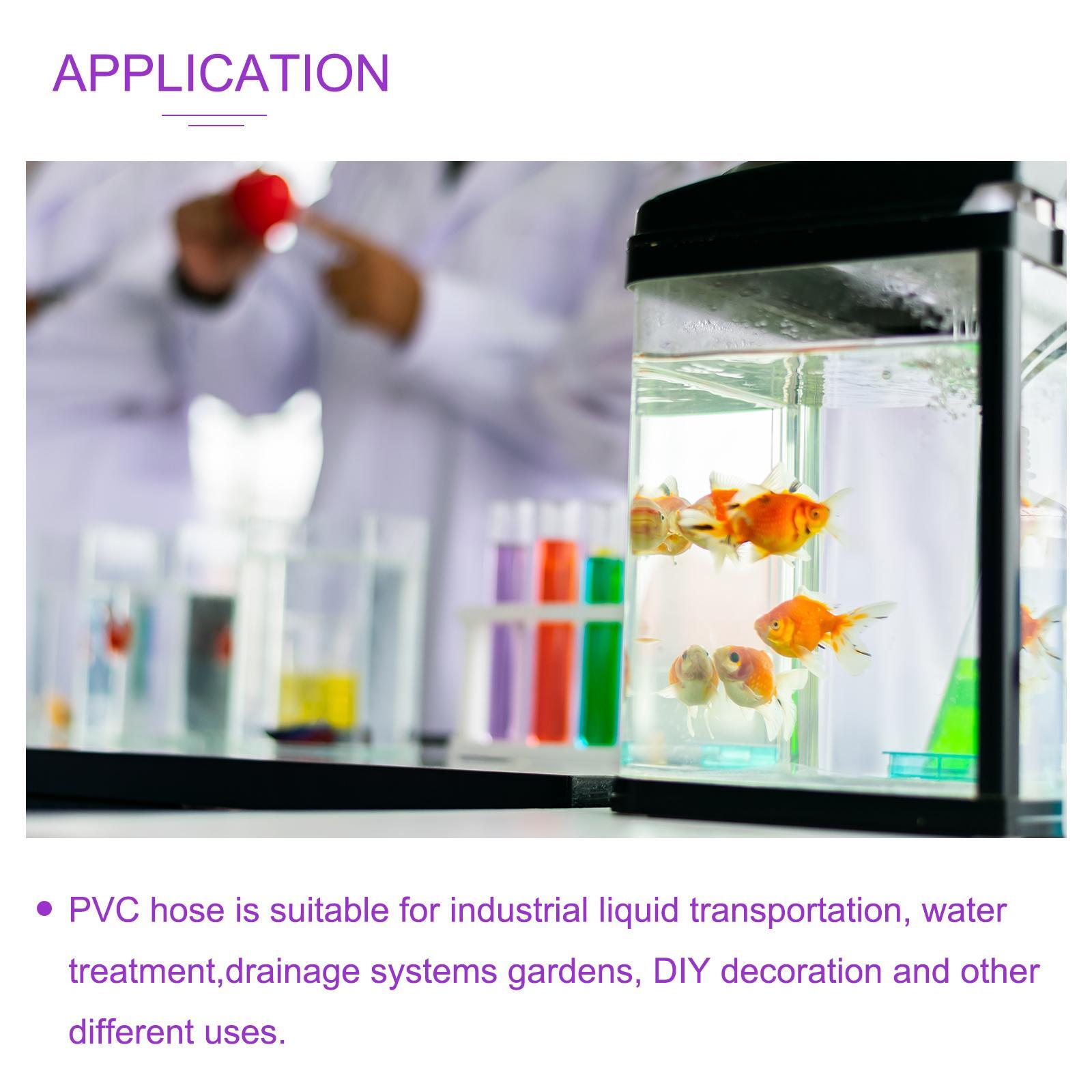 PVC Clear Plastic Tube Hard Round Tube ID 23mm OD 25m 0.4m Length for