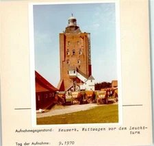 10126268 - 2191 Hamburg Island Neuwerk Photo Mounted on Cardboard Lighthouse