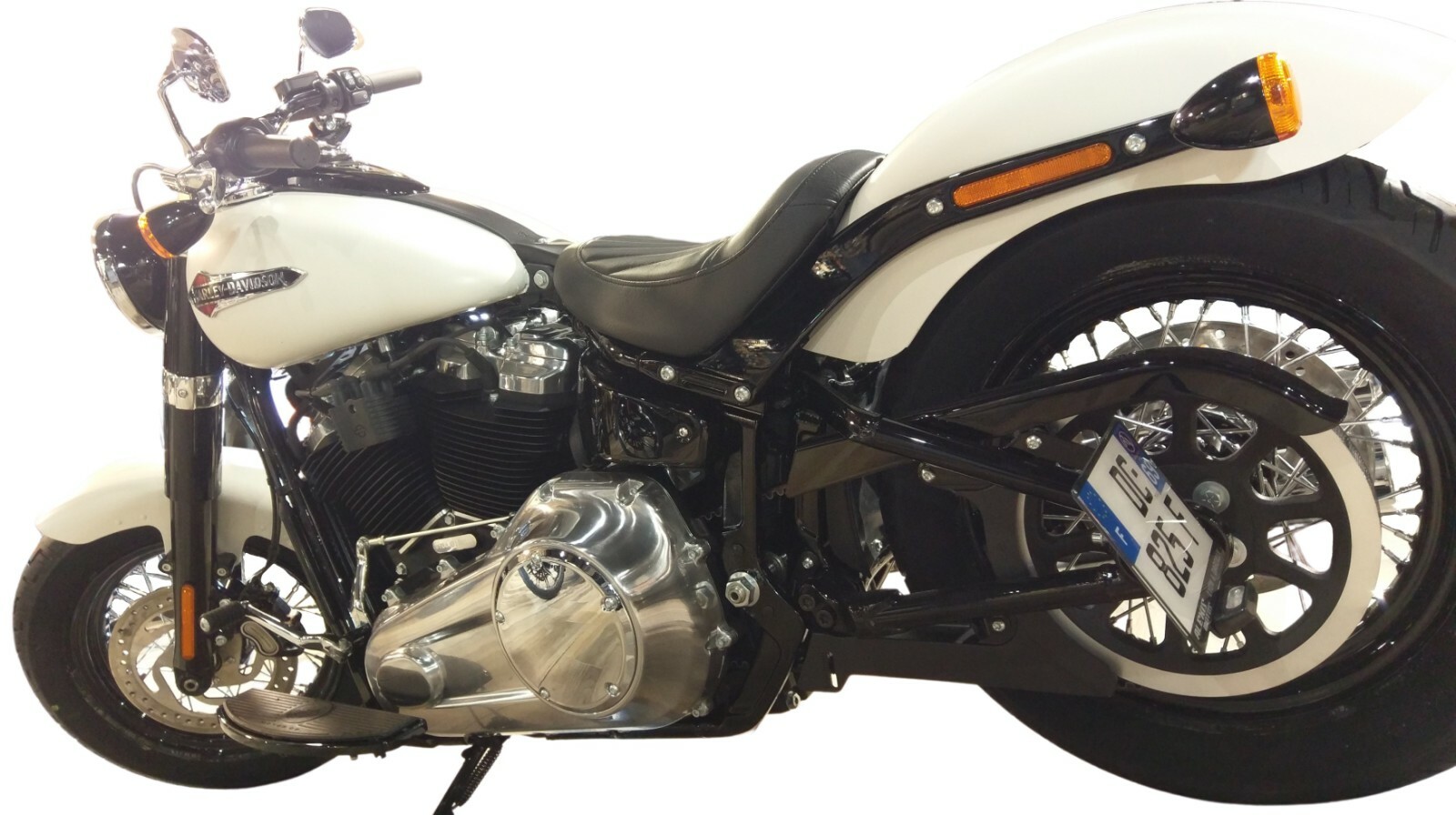 Support de plaque latéral HARLEY-DAVIDSON FLSL SLIM anti-vibration
