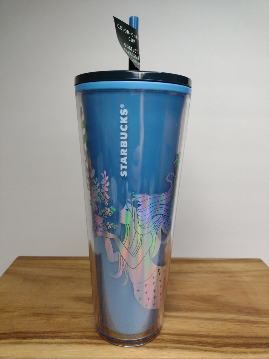 Starbucks Christmas 2021 Blue Mermaid 24oz Siren Tumbler - COLOR CHANGE  Cold Cup | eBay