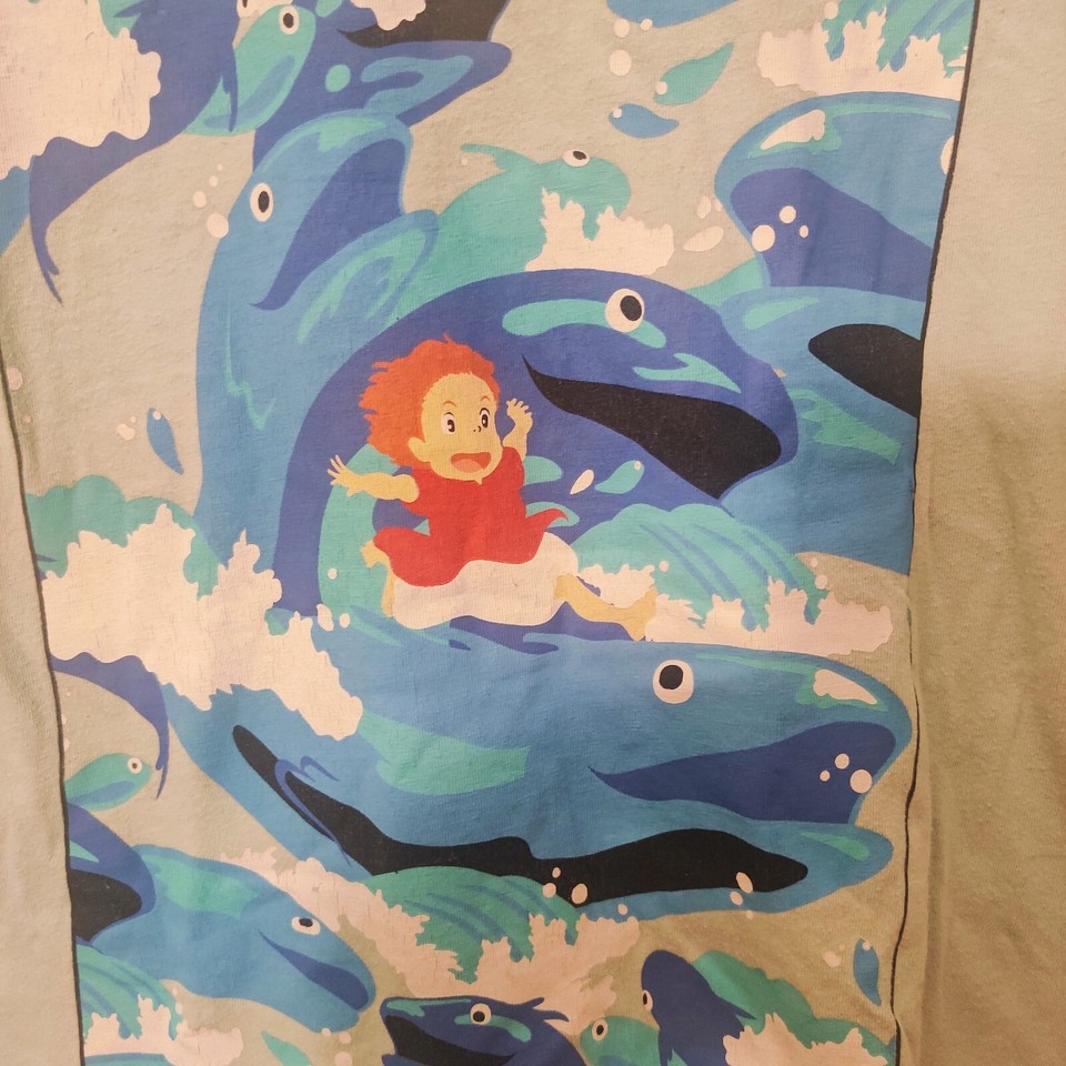 Studio Ghibli Sosuke Ponyo T Shirt BioWorld Men’s Small Japanese Anime ...