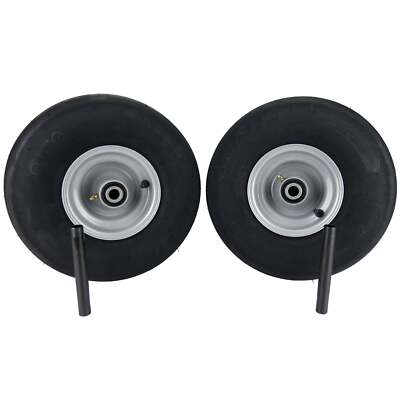 #ad 2 Pneumatic Tire Assemblies 15x6.00 6 Fits Dixie Chopper 400439 $189.99