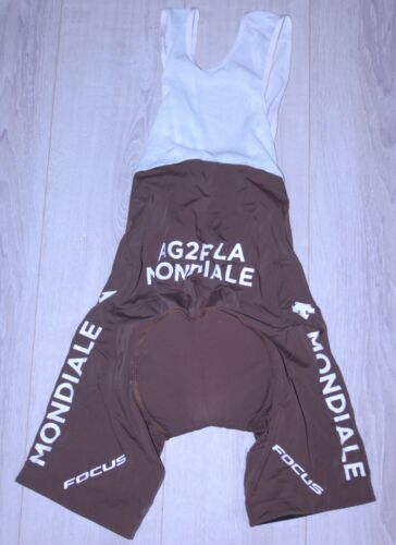 Ag2r–La Mondiale 2008 2014 cycling team bib shorts Descente Size 3 - Picture 1 of 7