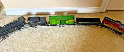 Marx  NYC  custom O/O27 Locomotive, Tender and 3 metal cars,RUNS