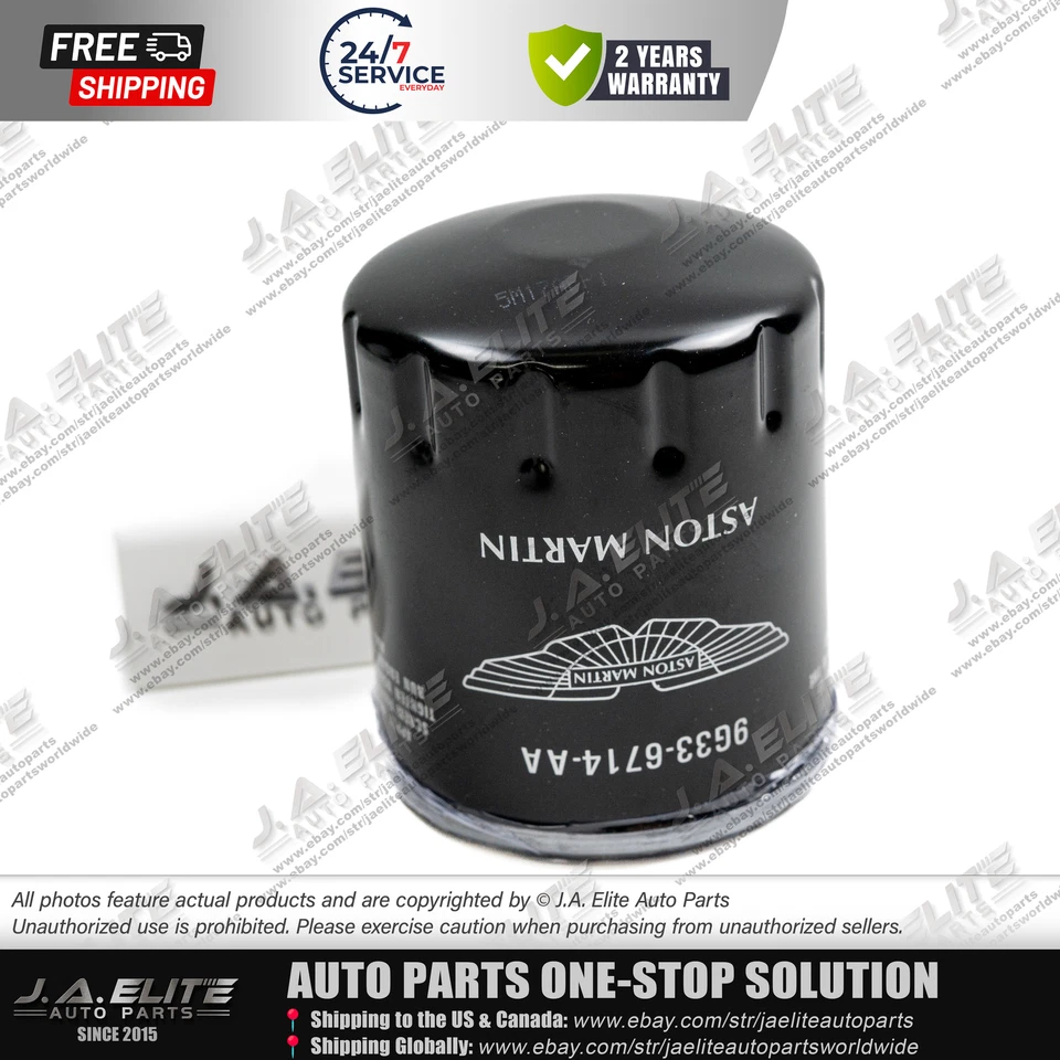 Filtro de aceite genuino para Aston Martin V8 Vantage, OEM: 9G33-6714-AA Foto 3 de 4