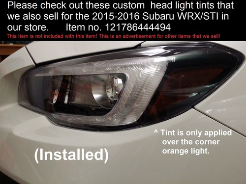 Ver. 6 Tail Light Tint Overlays (35% Smoke) for 15-20 WRX STI - Picture 5 of 7