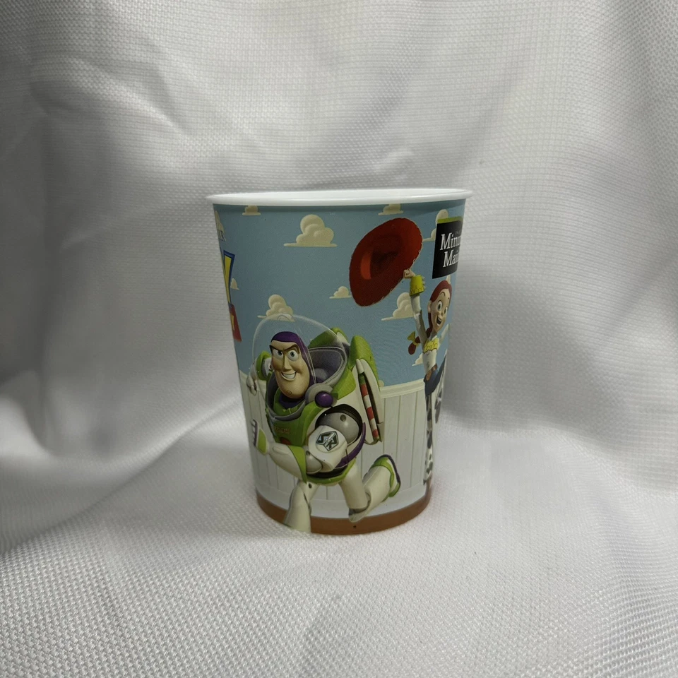 Taza de plástico reutilizable desechable vintage Toy Story de 3 minutos para fiesta de criada 2010 Foto 2 de 4