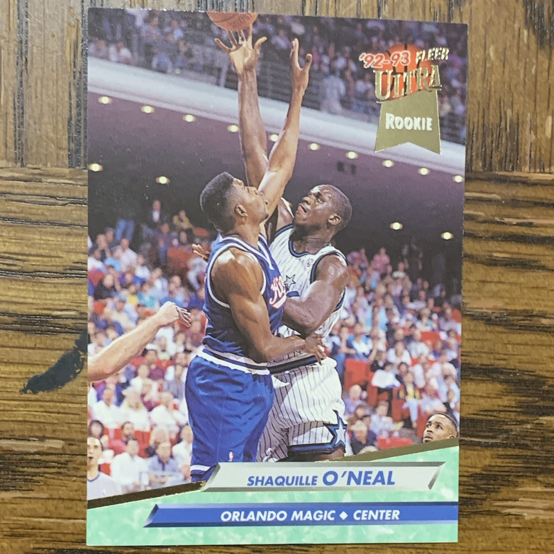 Shaquille O'Neal Fleer Ultra/Topps All-Rookie #328 #152 1992-93 Lot (2)