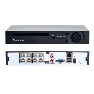 8CH 1080N Hybrid 5in1 AHD DVR 1080P NVR+1080N AHD+960H Analog+TVI+CVI Standal...