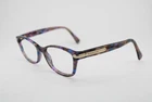 NEW COACH HC 6065 5288 PURPLE BLUE GOLD AUTHENTIC EYEGLASSES 51-17