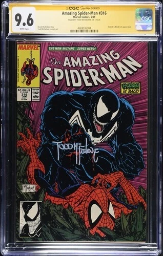 Amazing Spider-Man 316 CGC 9.6 SIGNED McFarlane