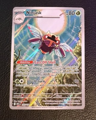 Ninjask 137/132 IR Illustration Rare Holo Pokémon 2025 Mega Evolution NM