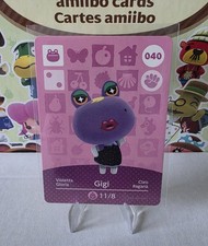 Animal Crossing Official Amiibo Card Gigi ...