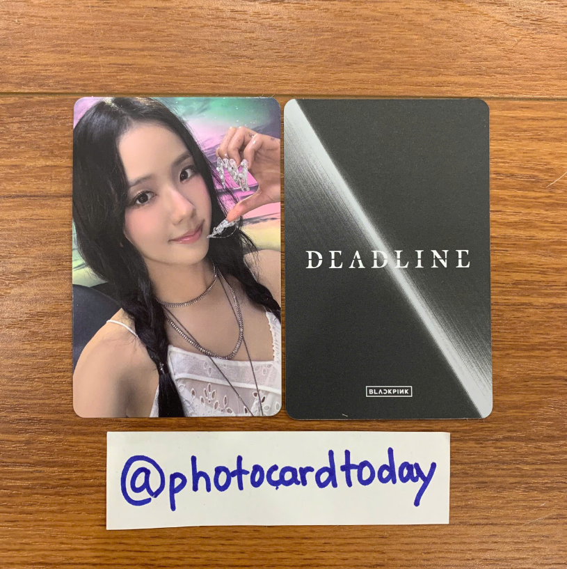 BLACKPINK DEADLINE 3RD MINI ALBUM ALL VER OFFICIAL PHOTOCARD BLINK