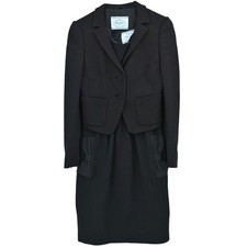 Prada Setup Suit Jacket Dress Black APD1/2011/3539 APD1/2011/3657 #38 189165