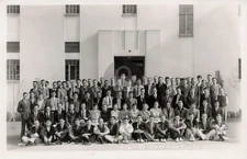 Medical Evangelist Freshmen Loma Linda Univ. CA 1937 RPPC Photo Postcard COPY
