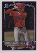 2025 Bowman Chrome Prospects Fuchsia Reptilian Refractor Hayden Alvarez 1k9t