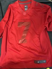 Mens San Francisco 49ers Colin Kaepernick Red Drenched Limited Jersey Large