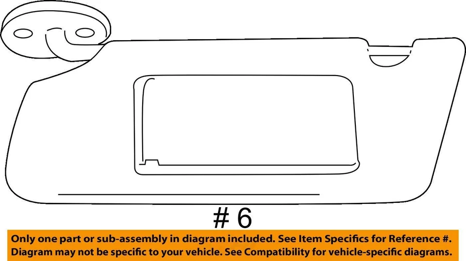 Dodge Challenger 2018-2022 conductor parasol espejo parasol izquierdo R17IE Foto 4 de 4