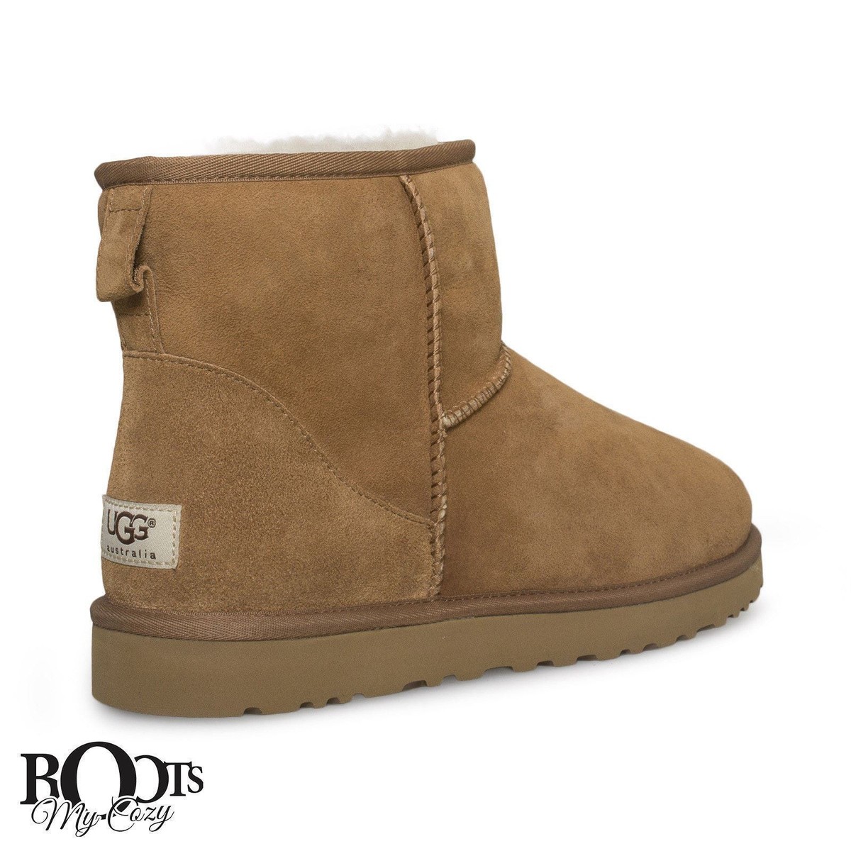 未使用「UGG Australia」17371BX-BLK-L 22cm Ugg Boots Genuine Australian Sheepskin Unisex Ankle Classic