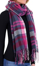 Scarfs for Women Extra Long, Very Soft and Warm Womens Scarves - Berry Combo