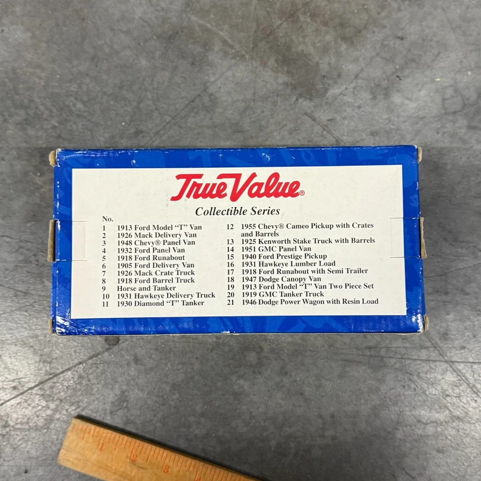 True Value #22 1927 Graham Brothers camión de reparto panel furgoneta banco de monedas fundido a presión Foto 3 de 4
