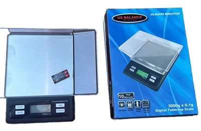 Table Top Digital Scale 3000g x 0.1g LCD Postal Jewlery Gram Oz NIB