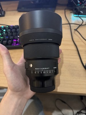 Sigma 85mm F1.4 DG DN Sony E (322965), Black