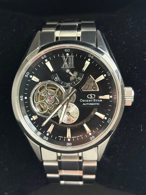 Orient Star DK05-C0-B Automatic Skeleton Black Stainless Steel Watch