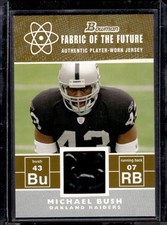 2007 Bowman #FF-MB Michael Bush Fabric of the Future