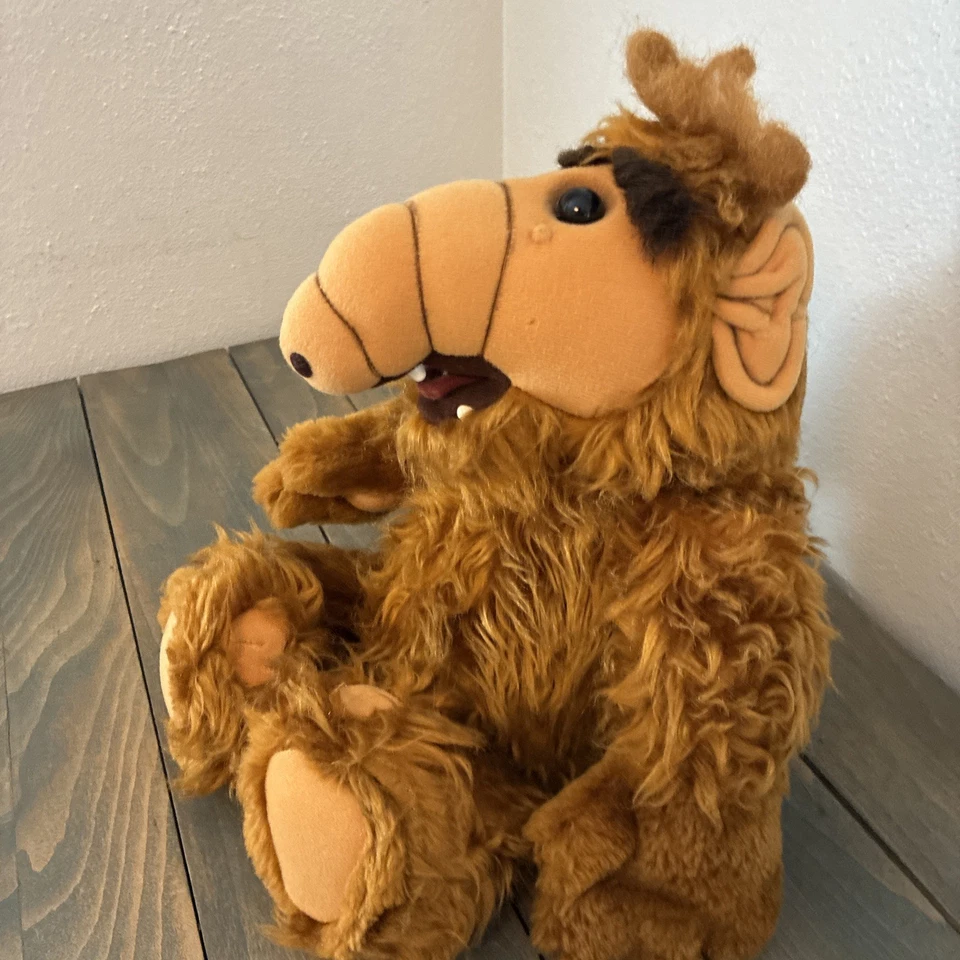 "Muñeco de peluche ALF 18"" 1987 de colección Talking Wisecracking Alf - probado funcionando (ST)" Foto 2 de 4