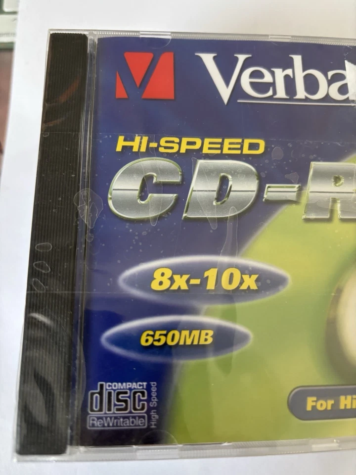 6 x Verbatim Data Life plus CD-RW 700MB  New And Sealed - Image 2 of 4