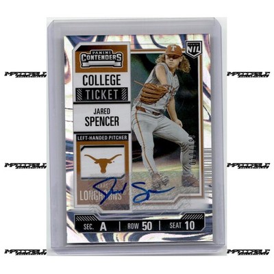 2025 Panini Texas NIL - Swirl #23 Jared Spencer Rookie Auto /199