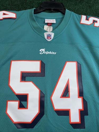 MIAMI DOLPHINS 2006 ZACH THOMAS 54 Men Jersey 40 M NFL LEGACY Mitchell & Ness - Picture 3 of 9