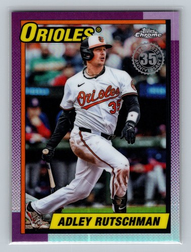 Adley Rutschman #90CU-8 2025 Topps Chrome Update 1990 card